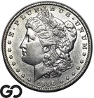 1896 Morgan Silver Dollar Coin, Choice AU++ Better Date
