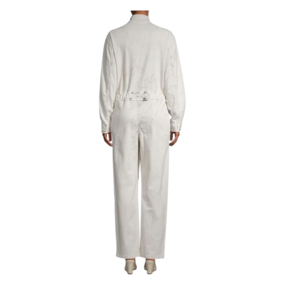 STELLA McCartney NWT Acid Wash Zip Denim Utility Jumpsuit $1330 Size 40 US Med - Image 3 of 4