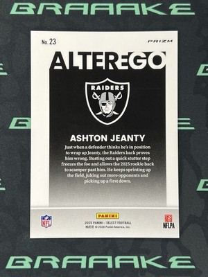 Ashton Jeanty RC Alter Ego Silver Prizm #23 Case Hit SP 2025