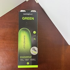 Superfeet All-Purpose Support High Arch Insoles Green - Men 7.5-9 /Women 8.5-10