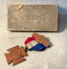 Antique Civil War Women's Relief Corp GAR Auxiliary Medal - With Box