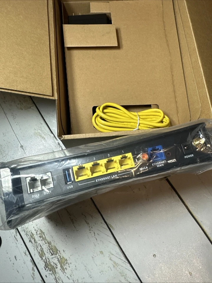 ZyXEL VMG4825-B10A Dualband Wireless DSL Bonding Gateway Router Untested - Image 4 of 4