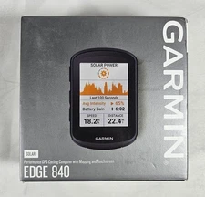 New Garmin Edge 840 Solar Cycling GPS 010-02695-20