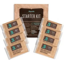 Humidity Control Starter Kit – Season Wood Storage Box + 84% & 72% Packs