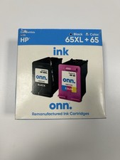 Onn Ink Cartridges Black 65XL Color 65, NEW And Sealed - Qty Available