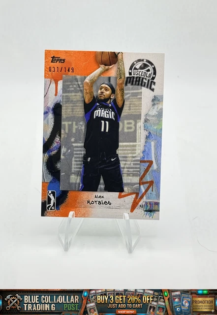 2024-25 Topps G-League Alex Morales #59 Orange Osceola Magic #/149 SP