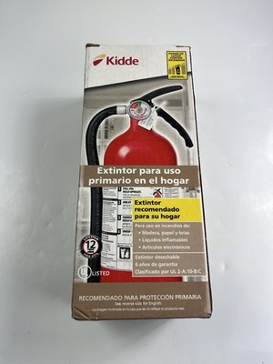 Kidde Fire Extinguisher for Home, For Residential and Living Area Use, Red 
