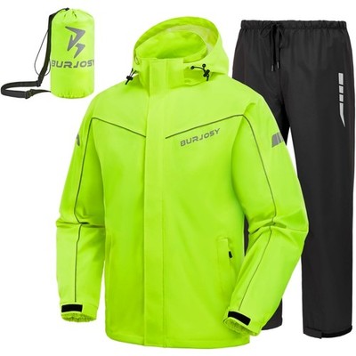 Regenanzug Herren  Windjacke Regenhose Fahrrad Wandern Camping Outdoor