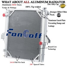 Aluminum 4 Row Radiator For 2004-2006 Dodge Ram 150025003500 Srt-10 8.3l V10