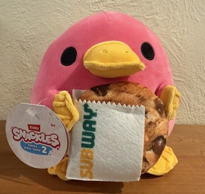 NWT Snackles 2 Whitney Small Ultra Soft Plush by ZURU Pink Subway Cookie