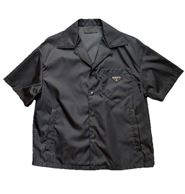 PRADA Re-Nylon Oversized Short-sleeved Men s Shirt Sz S