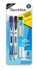 Reliable HB 2 Lead Mechanical Pencils - Jumbo Refillable Eraser, 4-Sided Grip