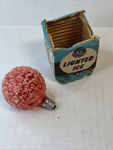 Vintage Christmas Lighted Ice Sugared Light Bulbs Snowball Working Set of 11 E - Picture 11 of 14