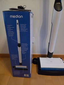 Medion HD10,  Akku-Hartbodenreiniger, mit Saug- und Wischfunktion