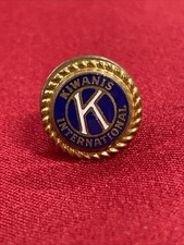 Vintage Kiwanis Club International 1980s Small Lapel Pin