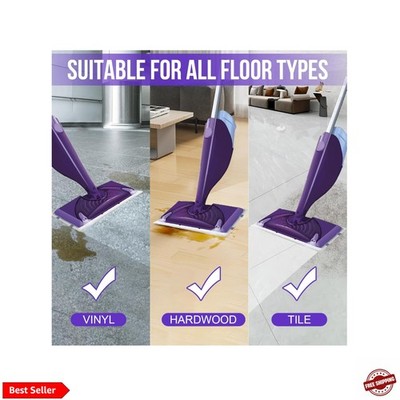 Mopping Pad Refill Compatible with Wet Jet Mop, Disposable Multi Surface Wetj...