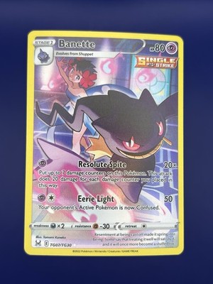 Banette TG07 Lost Origin Trainer Gallery Pokemon TCG - NM