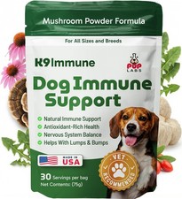 K9 Immune, All-Natural Mushroom Powder for Dogs for Immunity, Digestion, Join...