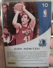 Dirk Nowitzki - Lil Wayne in Background | 2010-11 Panini All-Star #10  (MEM)