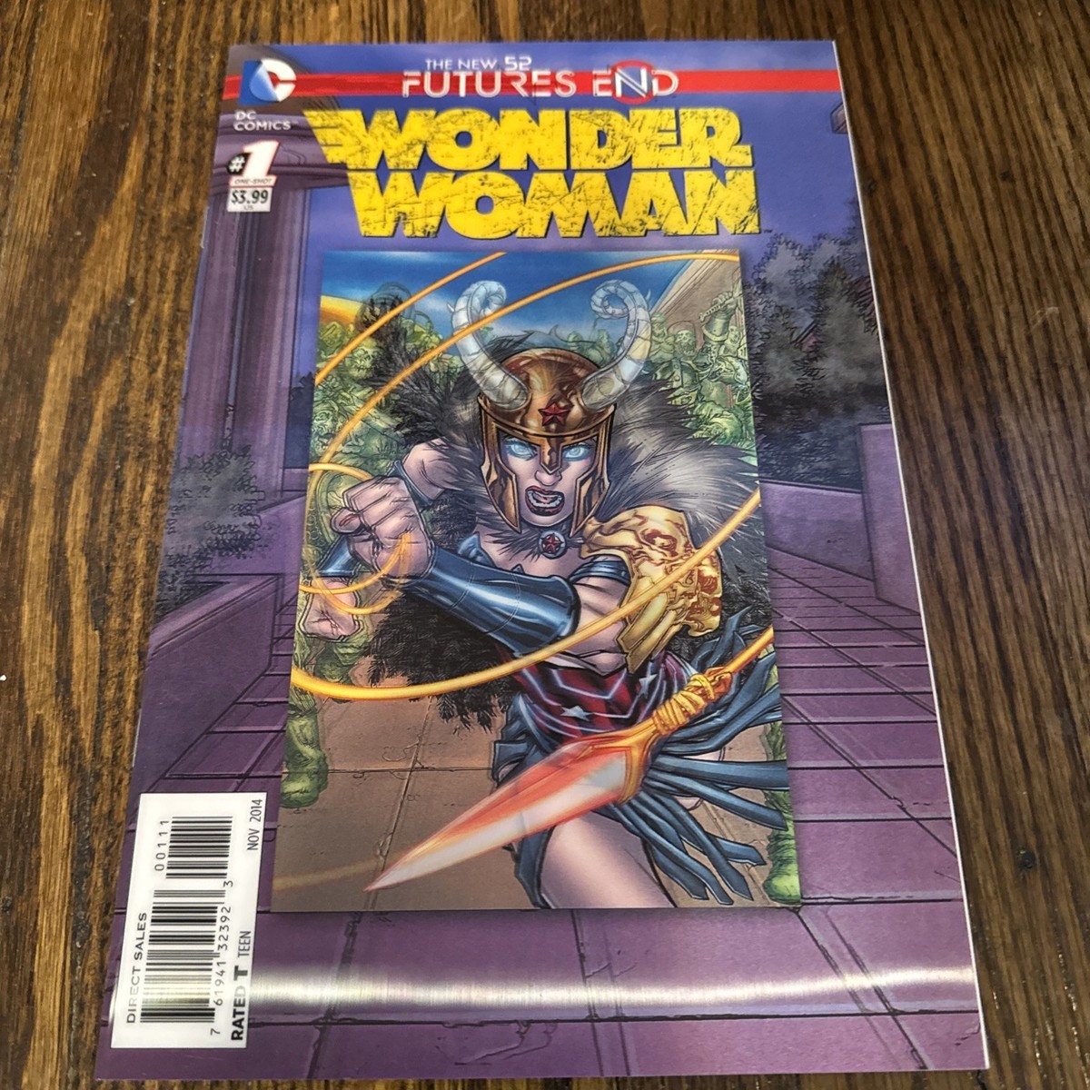 Wonder Woman New 52 Futures End #1 3-D Lenticular Cover DC 2014 | eBay