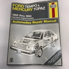 Ford Tempo & Mercury Topaz 1984-1994 Haynes Repair Manual 36078 (1418)