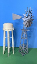 Country Farm Windmill and Water tower OO Gauge model railway scenery diorama