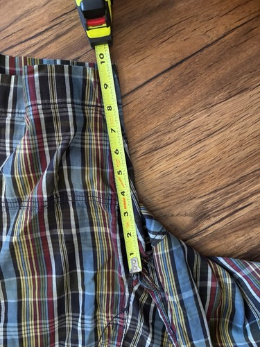 Polo Ralph Lauren Vintage Multicolor Plaid Shorts Mens 36 Cargo Pockets - Picture 4 of 6