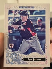Alex Bregman 2017 Topps Gypsy Queen Bazooka Gum Back Missing Blackplate RC SSP