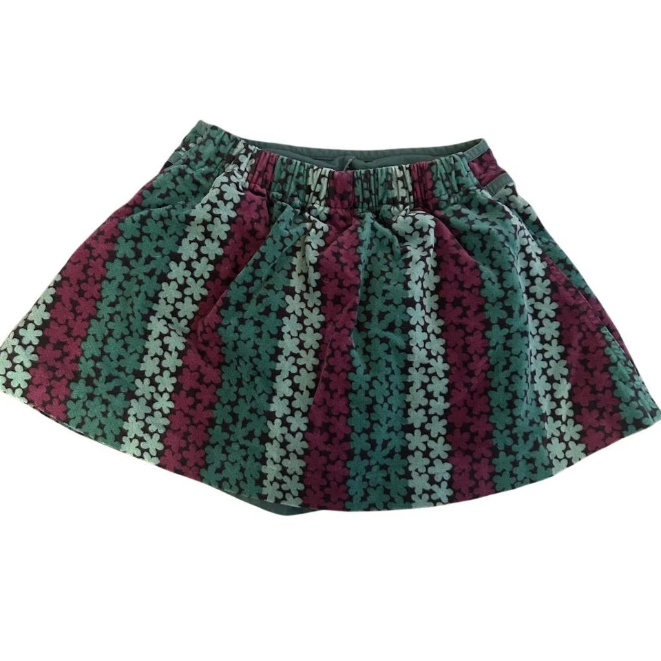 Y2K Gymboree Niñas Talla 6 Multicolor Floral Skort con Pantalones Cortos Incorporados Foto 2 de 4