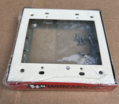 V5751-2 WIREMOLD 2-Gang Flush Type Extension Adapter 15/16'' Deep