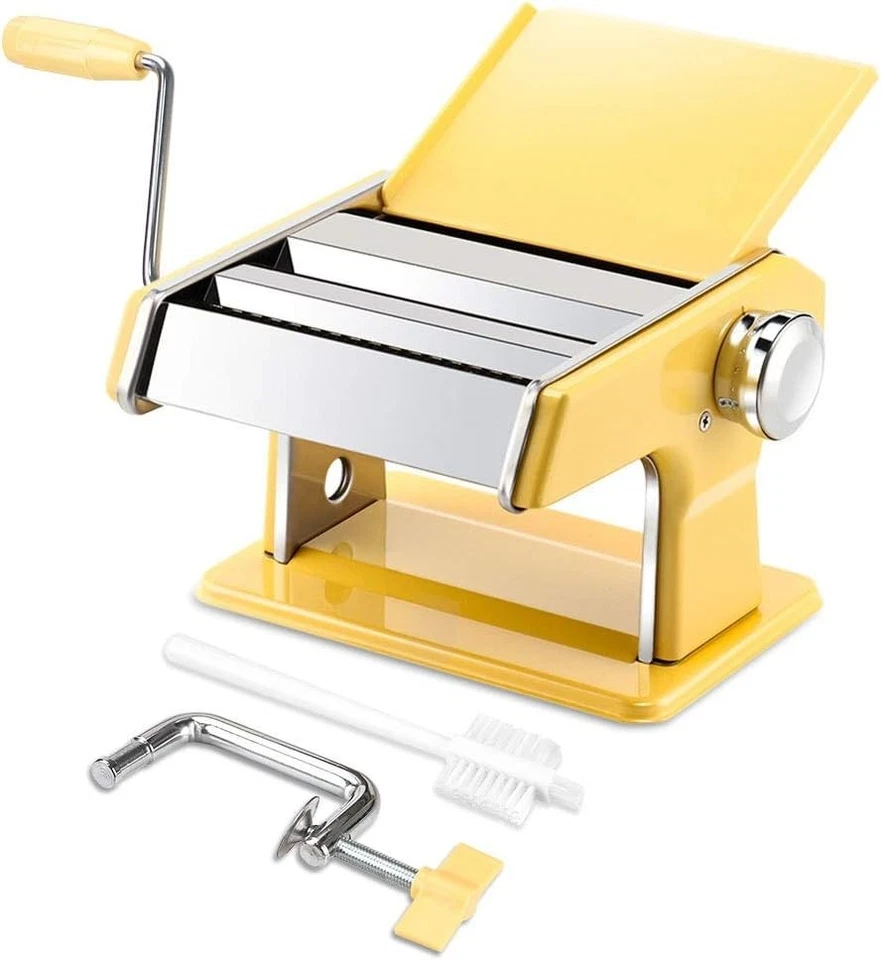 Adjustable Pasta Maker - Stainless Steel Roller - Hand Crank - Image 3 of 4