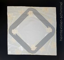 PLAUENER SPITZE ® Tischdecke Mitteldecke Tischdeckchen FRÜHLING Deckchen 84x84cm