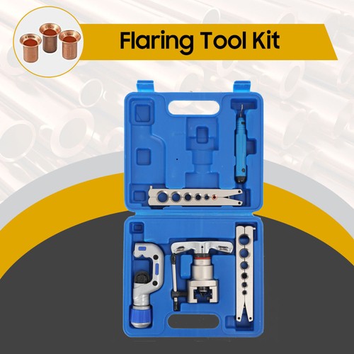 Flaring Tool Kit for 1/4 - 3/4 and 6-19mm Single Flare, 6 holes, Eccentric - Picture 3 of 13