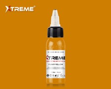 FUNKY YELLOW Xtreme Ink Premium Bright Solid Color Tattoo Pigment Made in USA
