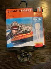 ClimateSmart Boys Comfortech Poly 2pc Base Layer Set Long Sleeve / Pant Camo