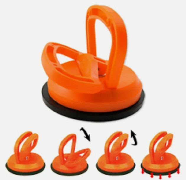 MMOBIEL Suction Cup 2 Pcs - Dent Puller - Precision Dent Remover for Car Repair/