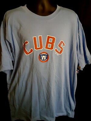 Chicago Cubs Men's Fanatics Logo Athletics Big Tall Shirt XLT,2X or 3X
