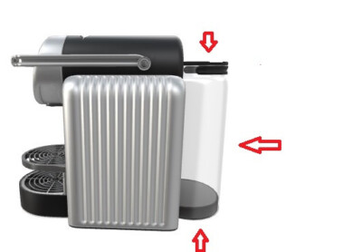 Wassertank für Nespresso Zenius ZN100 Kaffeemaschine neu -Type 9737 - mit Deckel