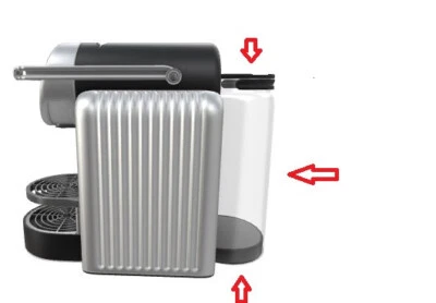 Wassertank Nespresso Pro Kaffeemaschine Zenius ZN 100 neu -Type 9737 -Original