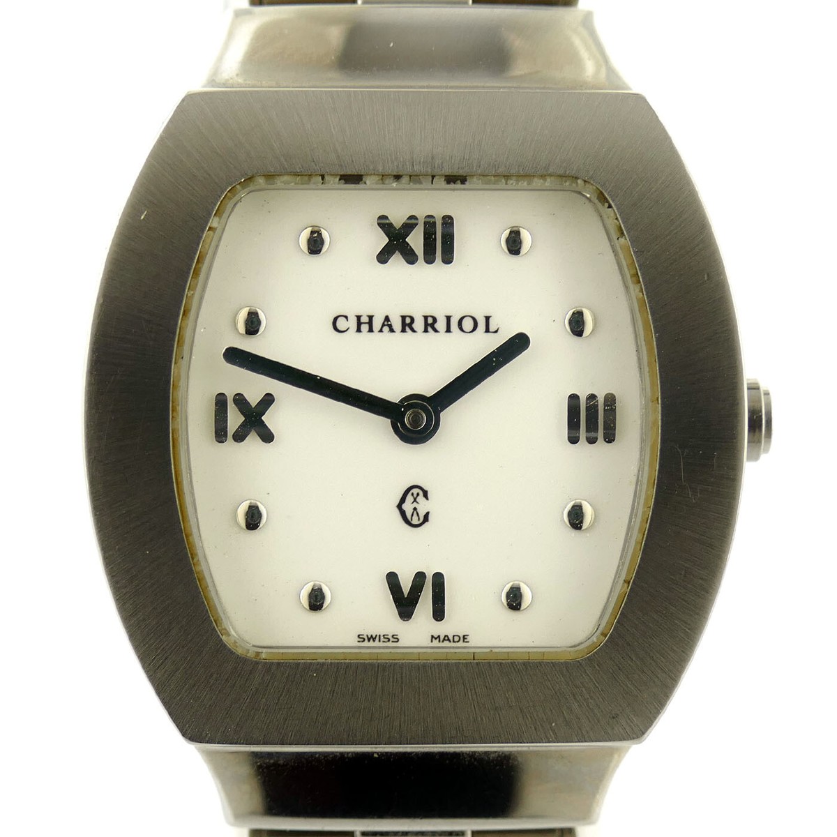 CHARRIOL AZURT QUARTZ WHITE DIAL STAINLESS STEEL LADIES WATCH | eBay