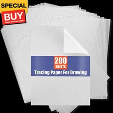 Tracing Paper -  Translucent on Artist Lettering Sketch Drawing for Pencil Ink M