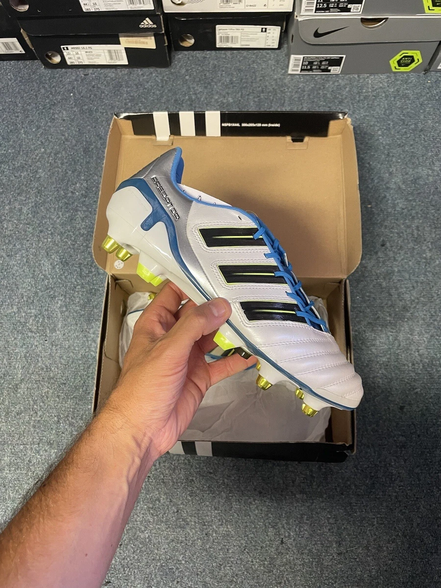 Adidas Adipower Predator XTRX SG White Blue UK 7 US 7.5 EU 40