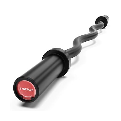 Weight Bar Synergee Commercial Super Easy Curl Olympic Bar Chrome