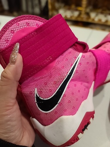 Size 8 - Nike LeBron Soldier 10 Think Pink 2016 - Picture 12 of 22