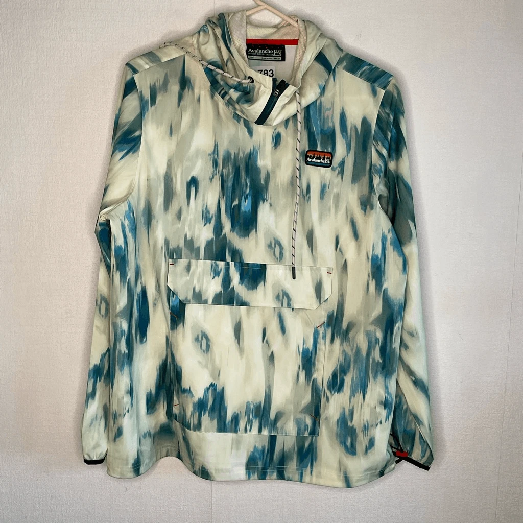 Avalanche Windbreaker Ripstop 1/4 Zip Pullover Men’s Size Small Water Resistant