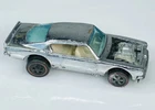 Hot Wheels Redline 1970 King Kuda Club Car Chrome Barracuda White Interior