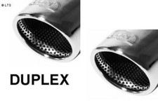 Sportauspuff ULTER re li je 1x100mm für Honda Accord 7 Limousine 2.0i Bj. 02-08