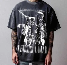 Kendrick Lamar Tour 2025 Shirt unisex cotton black t-shirt QT1967