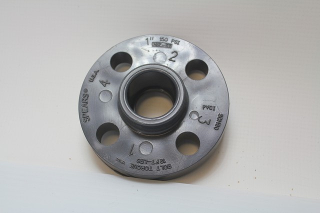 Spears 851 Series Pvc Pipe Fitting One Piece Flange Class 150 Schedule 80 1 For Sale Online Ebay