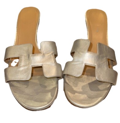 Vince Vero Cuoio Women Silver Sandals (size 41)
